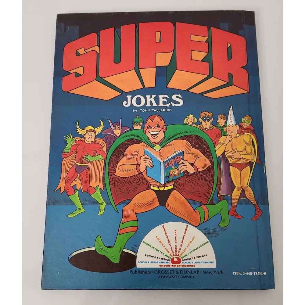 Super Jokes by Tony Tallarico 1980 Comic Book Vintage Kids Humor Collectible‎